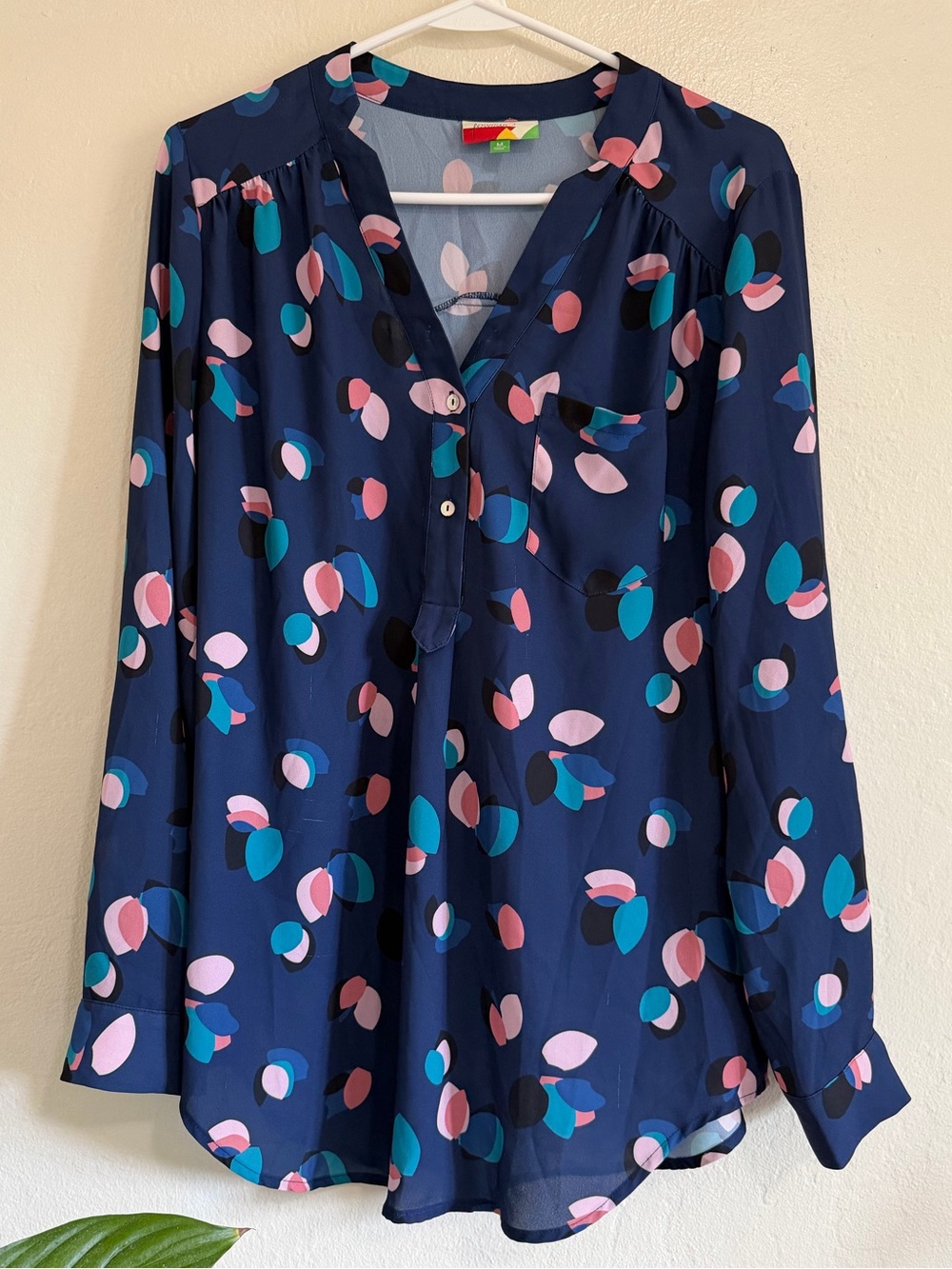 Fervour by Modcloth Y2K Abstract Print Blouse